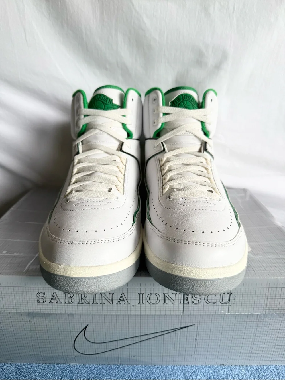 AUTHENTIC Jordan 2 Lucky Green size 12 DR8884-103 2023 PRE-OWNED